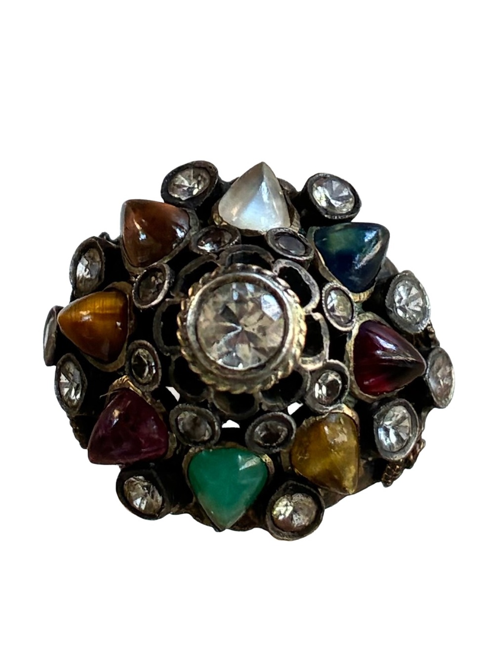 RARE Antique Thai Princess (Harem) Ring | 14KT Gold | Size 7 - Picture 1 of 5